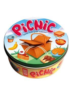 Picnic Tin Box Family and Party Card Game For 8+ New Sealed-Multilingual